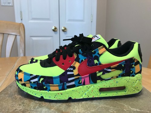 Nike Air Max 90 ID DAMEN GRÖSSE 5 SCHUHE CV5812 991 2020 MEHRFARBIG - Bild 2 von 8