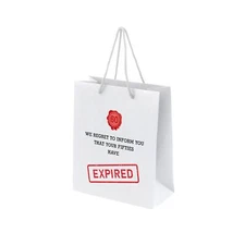 60th Birthday Gift Bags - Paper with Rope Handles - Recycled and Eco Friendly...