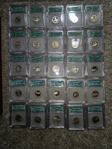 🌟 1999-S to 2008-S State Quarters ICG PR70 DCAM Full Set 50 Coins w/Delaware - Picture 7 of 13