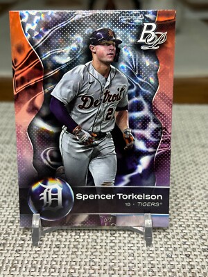 2023 Bowman Platinum #7 Spencer Torkelson (Ice Foil) Detroit Tigers