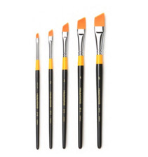 HWAHONG Artist Design Painting Paint Brushes Angular Flat Brush 972 Series