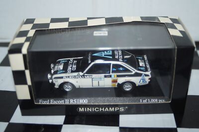 Modèle Réduit Minichamps 1/18 - Ford Escort MK2 RS1800 RAC Rally 1975 Makinen - 100 758401