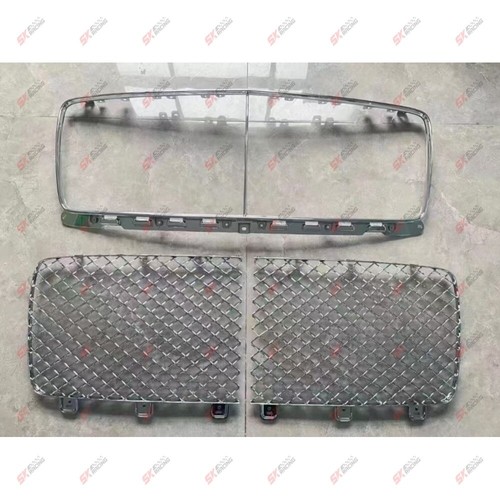 Grille de calandre maille noire CHROME pour soldes Pare-chocs avant pour BENTLEY BENTAYGA 2021-2024