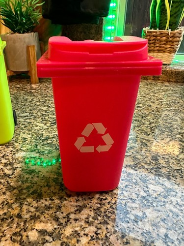 Elige 1 mini bote de basura de escritorio para reciclaje en la acera oficina bolígrafo soporte para cepillo - Imagen 3 de 10