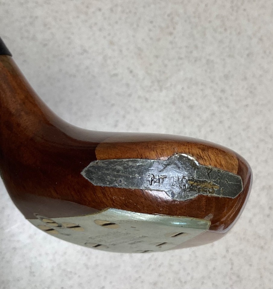 Rare Antique Ernest Jones Woods Driver, Spoon, Brassie Over 100