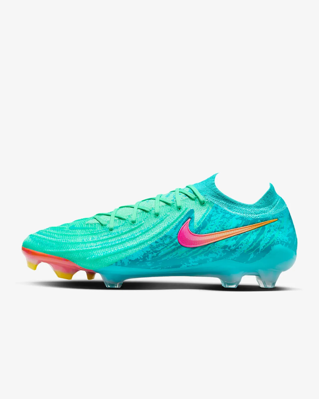 Nike Phantom GX 2 Elite LV8 FG Football Boots Green Glow FJ2560-300