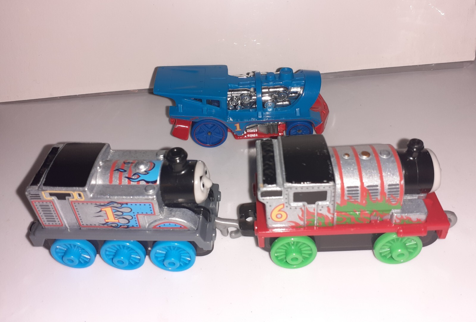 Thomas & Friends Track Master PERCY & THOMAS Push Along Die-Cast Metal EngineLot