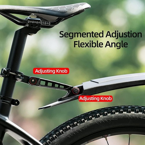 ROCKBROS Fahrrad Schutzblech Hinten und Vorne Set Spritzschutz MTB 26/27,5/28" - Bild 4 von 10