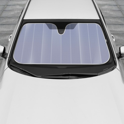 Sharper Image Auto Windshield Sun Shade Fits Car Truck Van SUV Standard 57x27in - Picture 33 of 38
