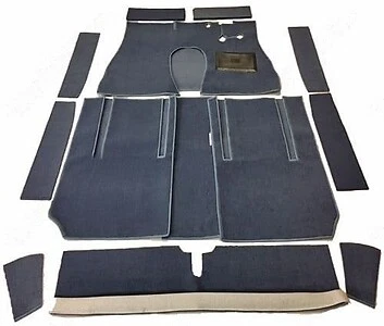 Набор ковров, сделано в Великобритании для Austin A90 Atlantic набор ковров 1949 до 1952 - Изображение 2 из 4