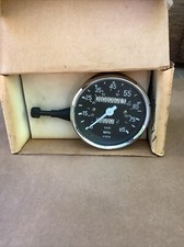 Vdo Oem Enduro 85mph Speedometer Gauge Kmh Mph 201608 W 1.55 - New Old