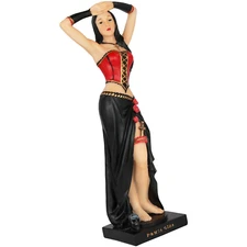 12" Pomba Gira  Afro-Brazilian Female Spirit  Resin Statue