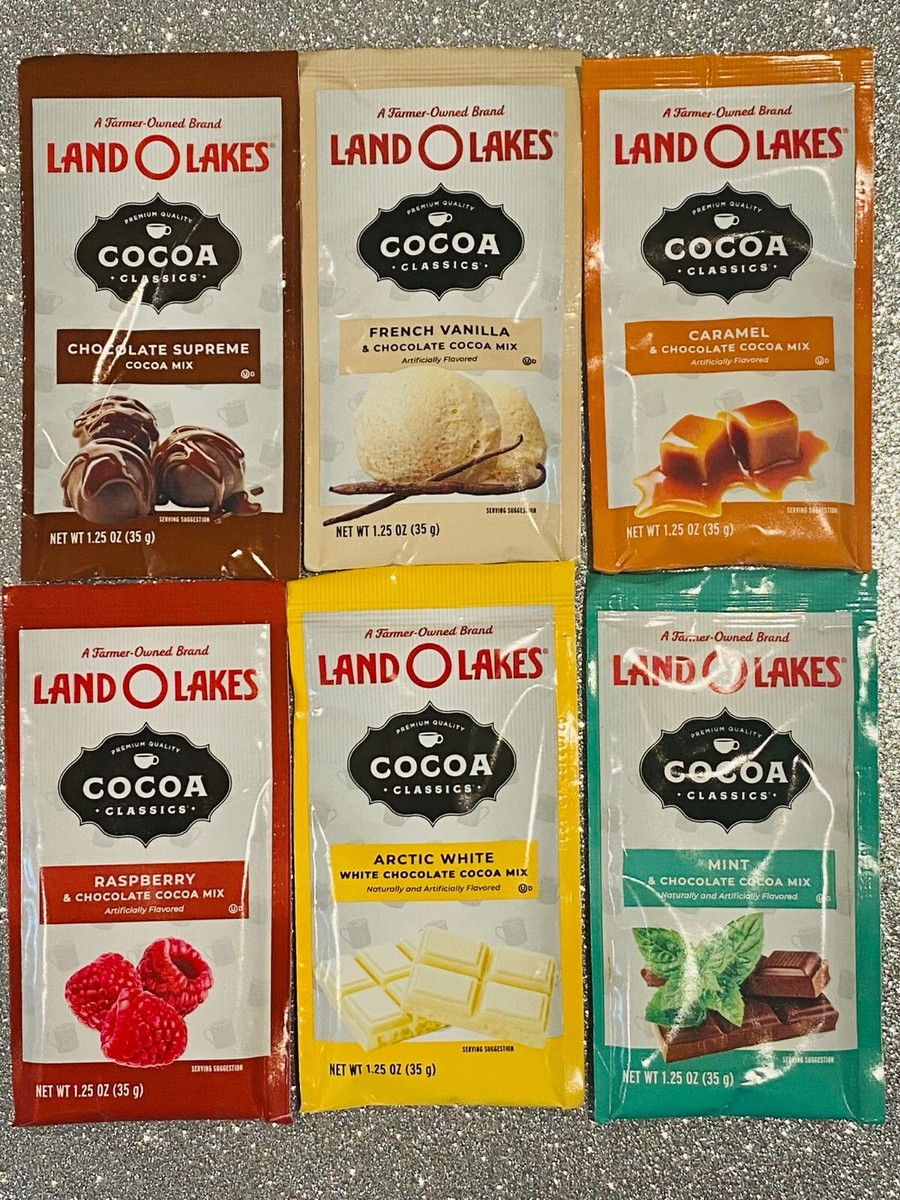 12 CHOICE Land O Lakes Hot Cocoa Mix Chocolate Mint Vanilla