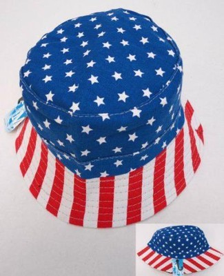 usa flag bucket hat