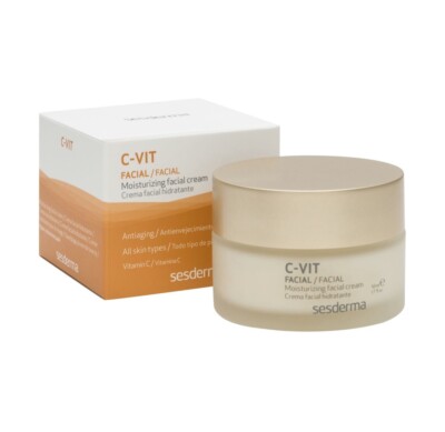SESDERMA C-VIT Moisturizing Facial Cream 50ML NanoTech Dry Skin Photo-Aging
