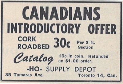 HO Supply Depot Vintage Print Ad 1954 Canadians Intro Offer Original u