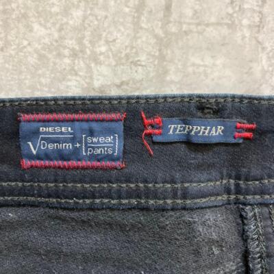 DIESEL NEW-TEPPHAR-NE ジョグジーンズ USED加工 W34 Diesel Tepphar Jog Jeans Black Navy Reboot Series Used | eBay
