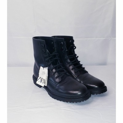 zara black combat boots