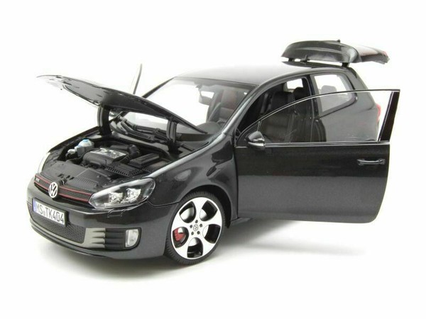 Vw Golf Vi Gti 2009 Grigio Scuro Norev 188503 1:18 Modellauto 1:18-image