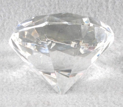 Shannon Kristall Vintage 3" DIAMANT BRIEFBESCHWERER handgefertigt Designs aus Irland - Bild 4 von 4
