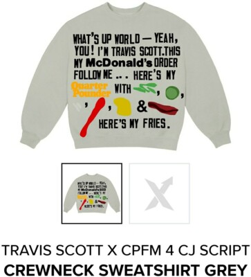 cpfm 4 cj script crewneck