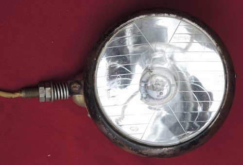 Old Big USSR Vintage HEADLIGHT LAMP from Soviet Car 1987 UAZ -452 Round shape - Picture 5 of 10