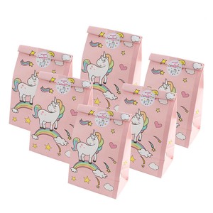 Details About 48pcs Unicorn Paper Gift Bags Kids Birthday Party Favor Treat Candy Bag
