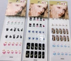 1 Sheet of 30 Nail Wrap Art Transfers Stickers Self Adhesive Foil Manicure Pack
