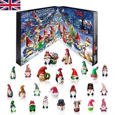 New Christmas Gnome Advent Calendar Christmas Arrival Calendar-24pcs little toy
