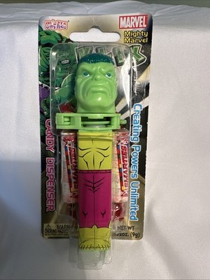 KLIK Marcel Comics Hulk Mighty Marvel Superhero 2003 Au'some Candies Candy Disp
