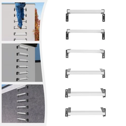 Scala di uscita pozzetto finestra da parete, scala di emergenza antincendio regolabile - Immagine 3 di 4