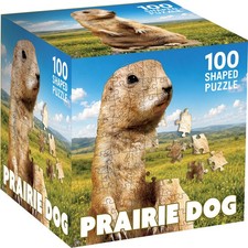 MasterPieces - Prairie Dog 100 Piece Shaped Jigsaw Puzzle