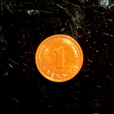 BRD Deutschland 1 Pfennig 1990 G Vorz&uuml;glich Erhaltung vzgl Gl&uuml;ckspfennig