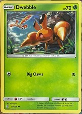 Dwebble - 10/236 - Unified Minds Pokemon 2019 on eBay