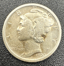 1920-S  Mercury Dime