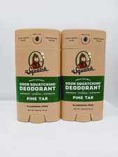 2X Dr. Squatch Pine Tar Deodorant - Aluminum Free - Men’s