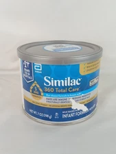 New Similac 360 Total Care Infant Baby Formula 7oz Powder Can EXP 05/01/2026