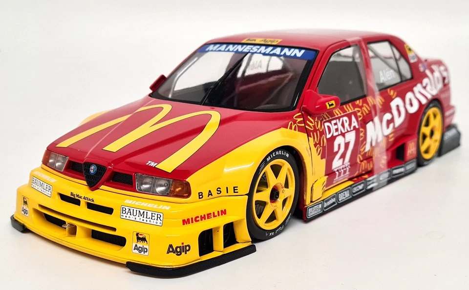 Werk83 1/18 Alfa Romeo 155 V6 TI DTM 1995 Markku Alen #27 Diecast Model Car — 第 4/4 张图片