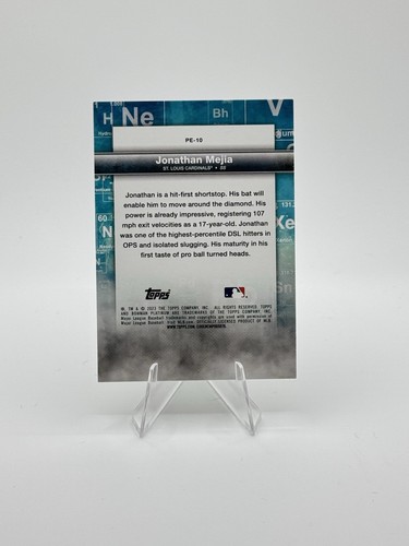 2023 Bowman Platinum - Precious Elements Jonathan Mejia #PE-10 Green /99 (RC) - Bild 2 von 2