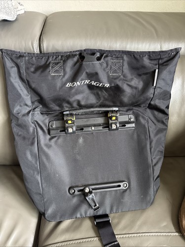 Waterproof roll-top pannier bag, Bontrager bicycle bag