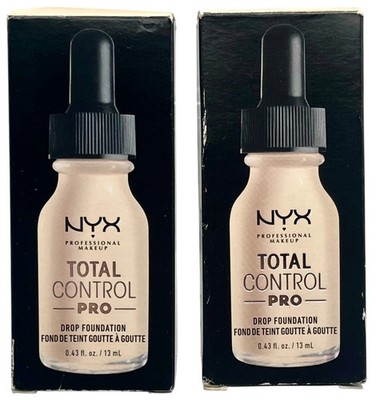 NYX  2-PACK Total Control Pro Drop Foundation Light Pale 0
