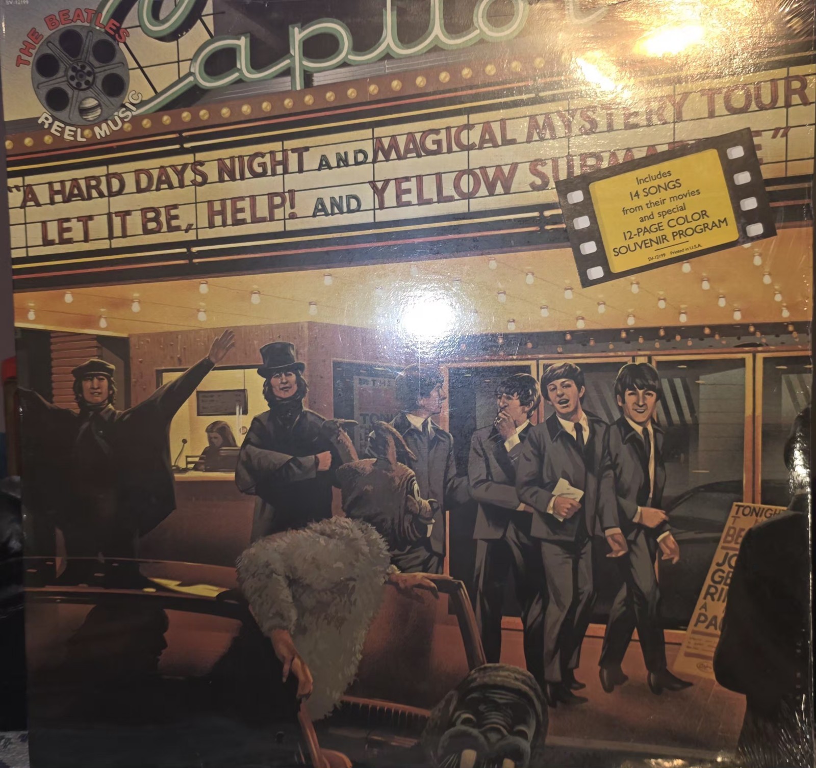 THE BEATLES REEL MUSIC 1982 ✫ FACTORY SEALED LP Vinyl Record Promo