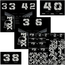 Fox Shox Custom Decal Kit, Battleship Grey 803-01-736