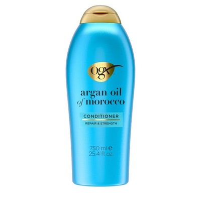OGX Renewing + Argan Oil of Morocco Conditioner, 25.4 Fl Oz (Pack 1), Blue 