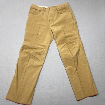 Ecko Unltd Corduroy Pants Tan Mens Size 36x30 Straight Leg Casual Beige NWOT