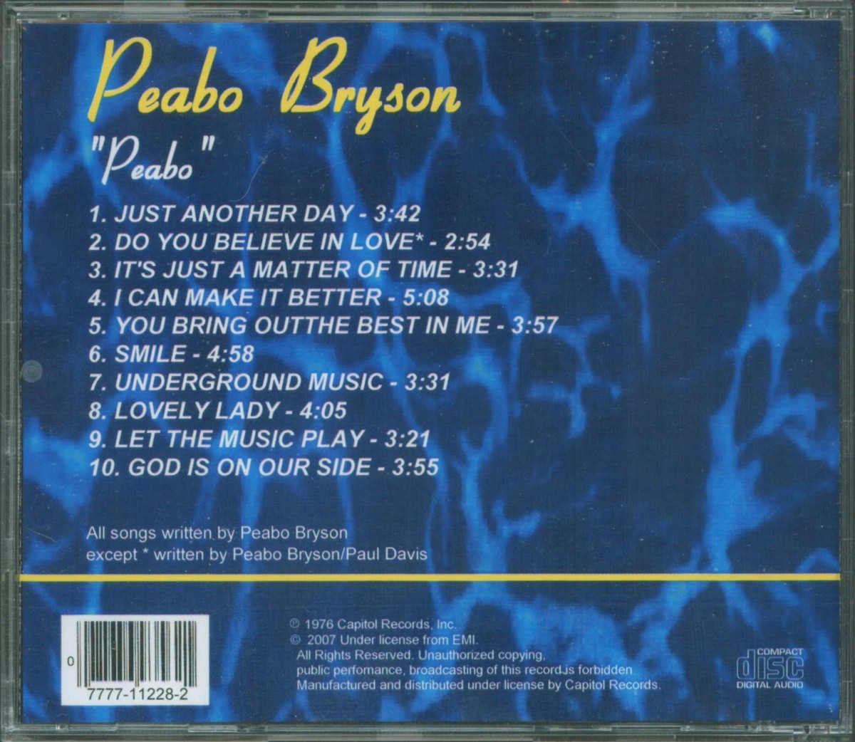 PEABO BRYSON - 