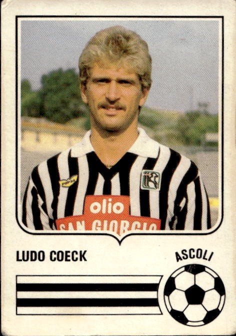 Figurina Forza Goal Perfetti 1984/85 # ASCOLI/2 Ludo Coeck Ascoli