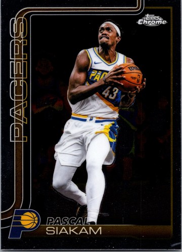 Pascal Siakam – 2025-26 Topps Chrome Updates Basketball · Base Cards #27 Pascal Siakam