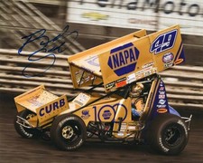 Brad Sweet signed 49 World of Outlaws Sprint Car 8x10 photo