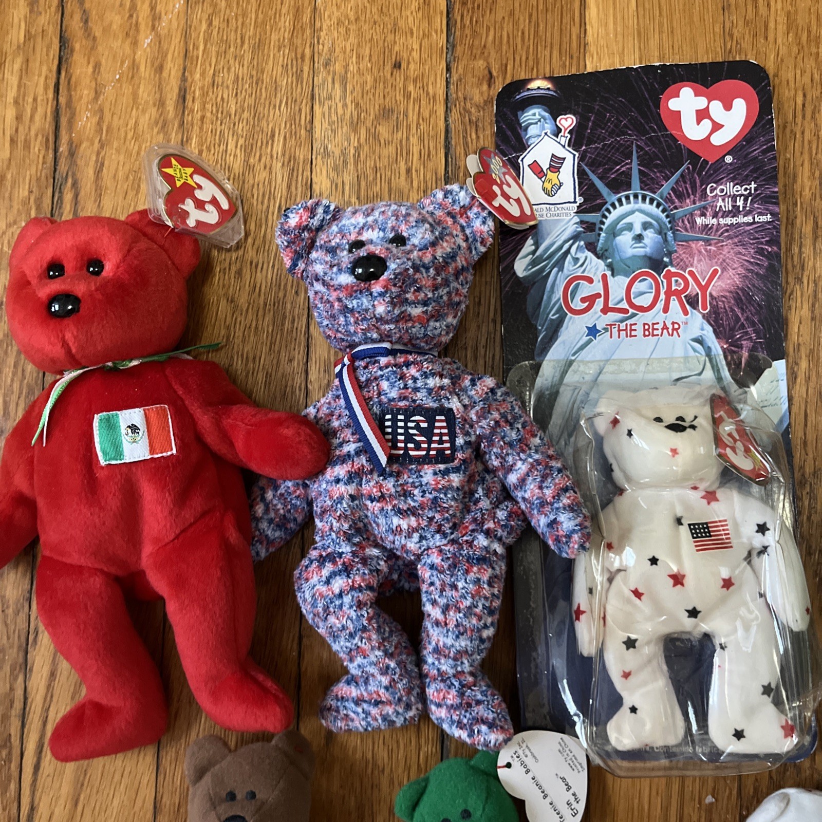 Ty Beanie Babies Country Bears Lot And Display Case | eBay